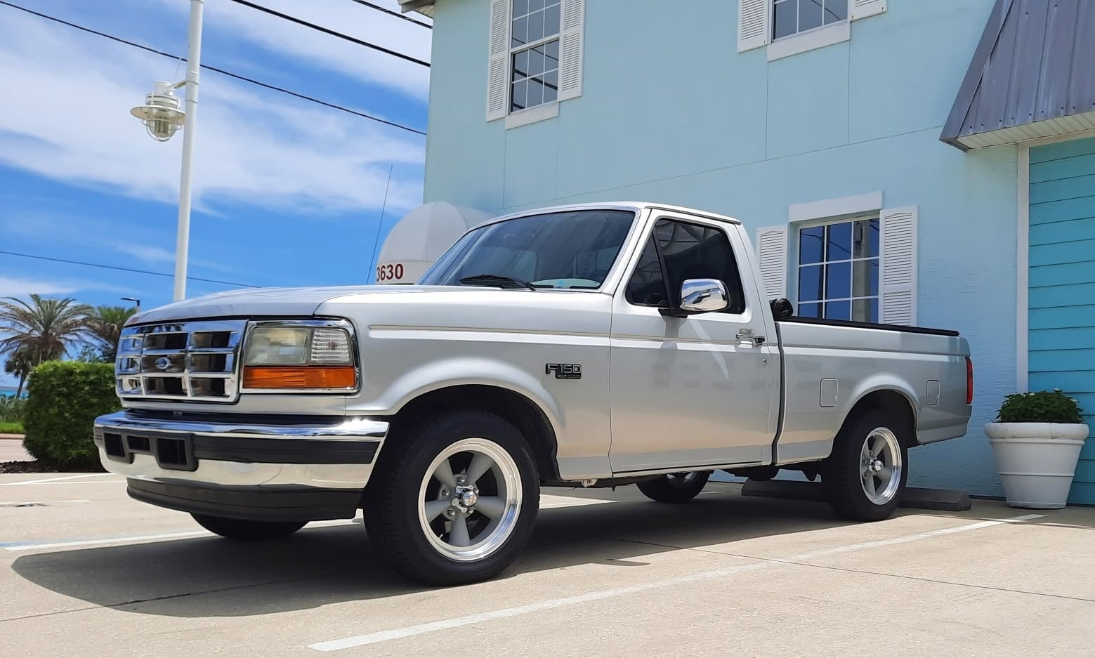 Ceramic tint on a silver Ford F-150