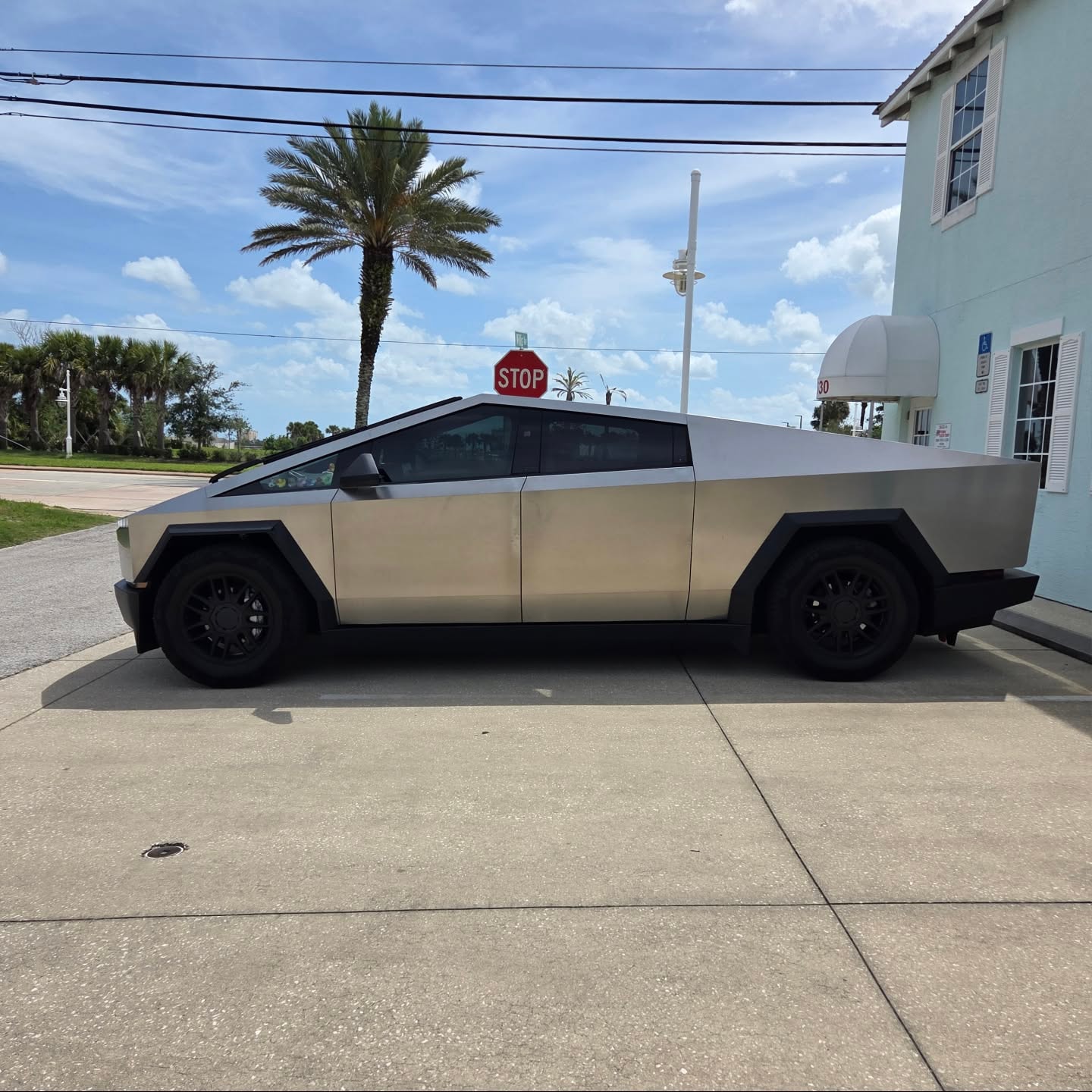 Ceramic tint on a Tesla Cybertruck